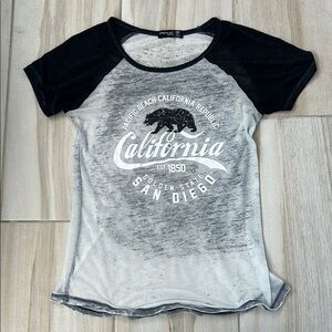California Graphic Raglan T-Shirt